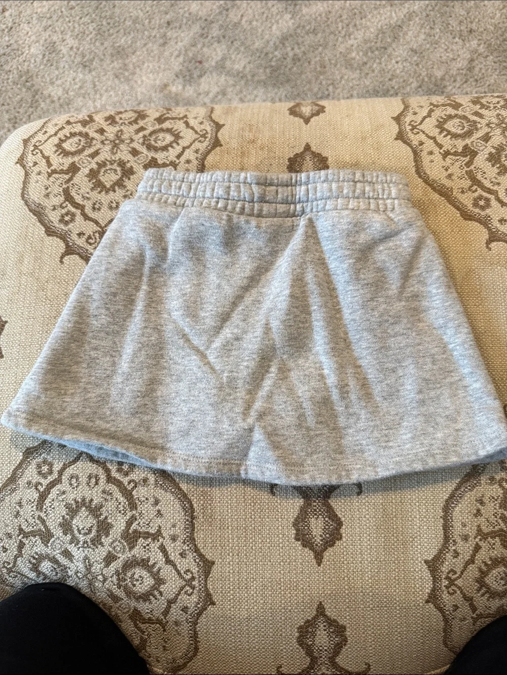 GAP Light Gray Skort with Pink Logo